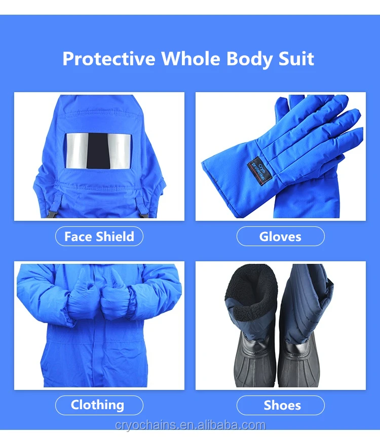 Good Quality PPE Cryogenic Safety Suit Liquid Nitrogen Protective Suit
