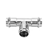 Shoulong Custom Made Equal 3-ways Pipe Fitting 90 Degree Straight Tee