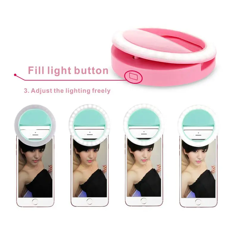New Arrivals 2020 Fill Light Button Selfie Ring Light 18 Inch Rechargeable Led Light For Phone Ring Light