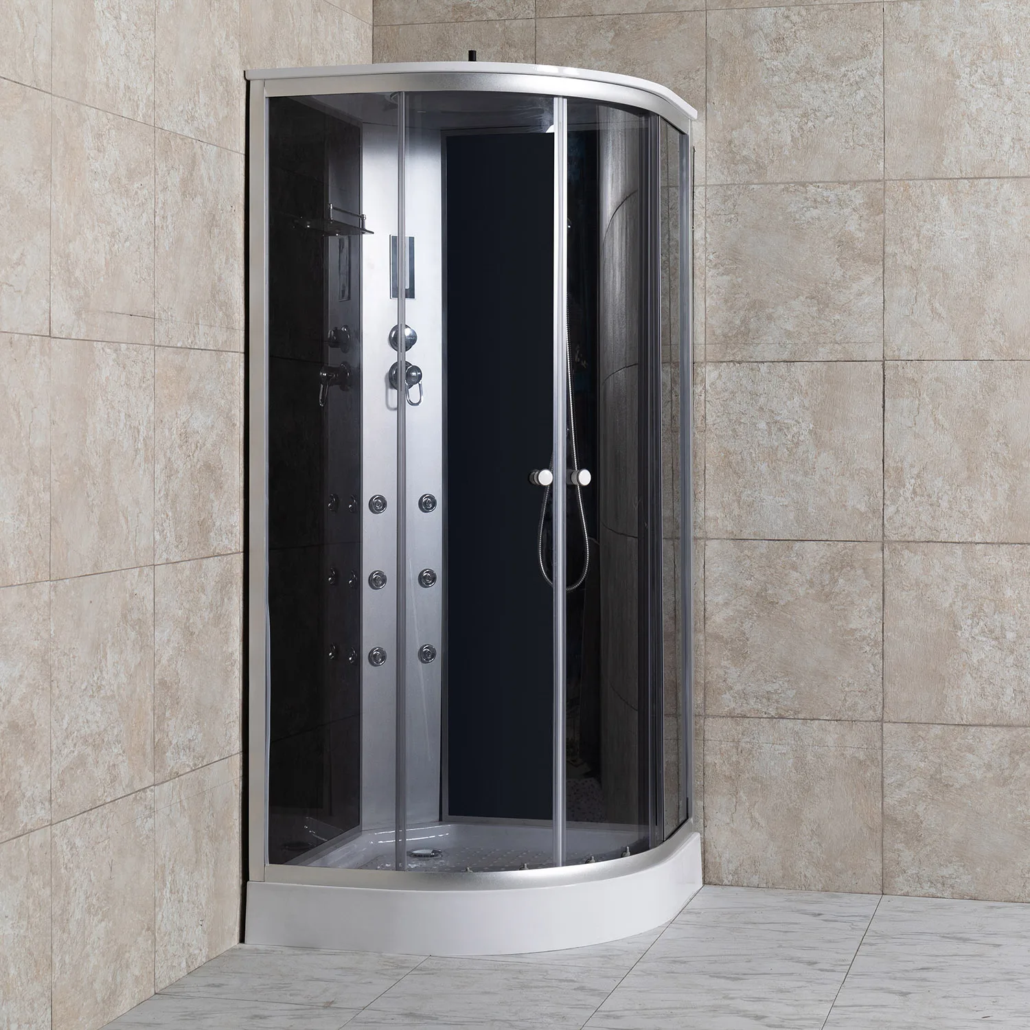 2020 dman 简单的中国供应商淋浴房低 abs 托盘洗澡