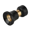 Brass fire hose nozzle