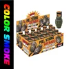 Boomwow Liuyang fireworks cheap price 78s daytime smoke toy fireworks outdoor mini pull string color smoke fireworks