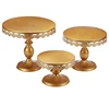 Wedding Cake Stand Gold Display Cup Cake Base Stand Metal Swing Cake Tray Stand for Wedding Birthday Party Decoration