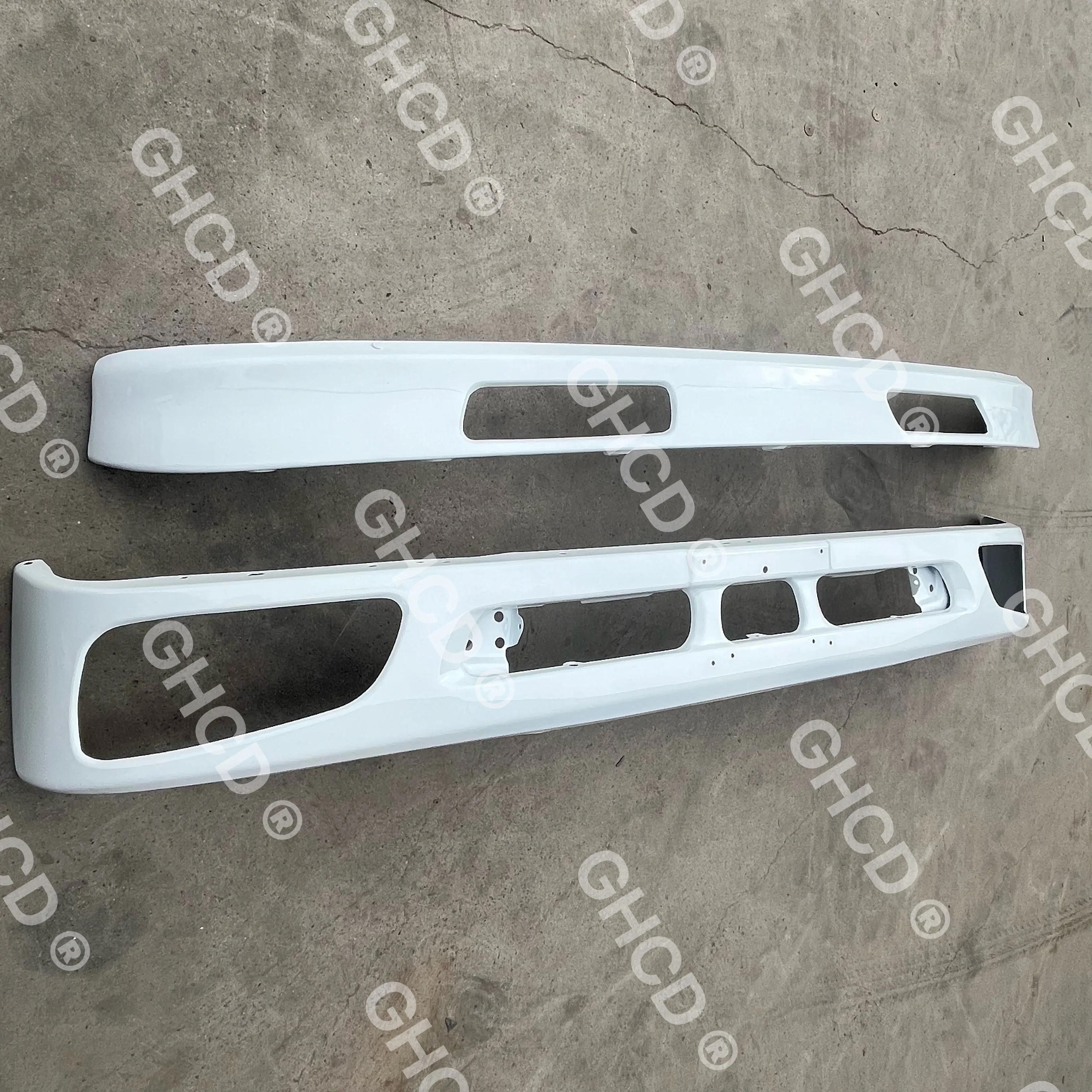 GHCD High Quality/Factory Price Japanese Truck White Upper and Lower Bumper for HINO Profia 500 details