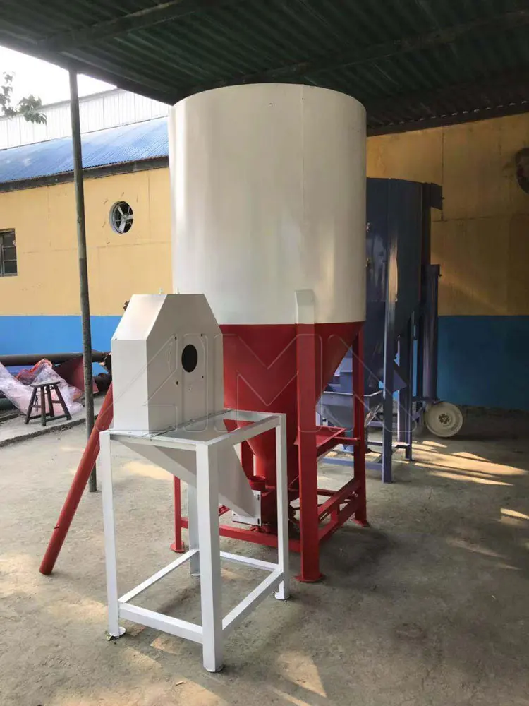 Animal Feed Mill Mixer Price Good Poultry Chicken Feed Mixer Grinder