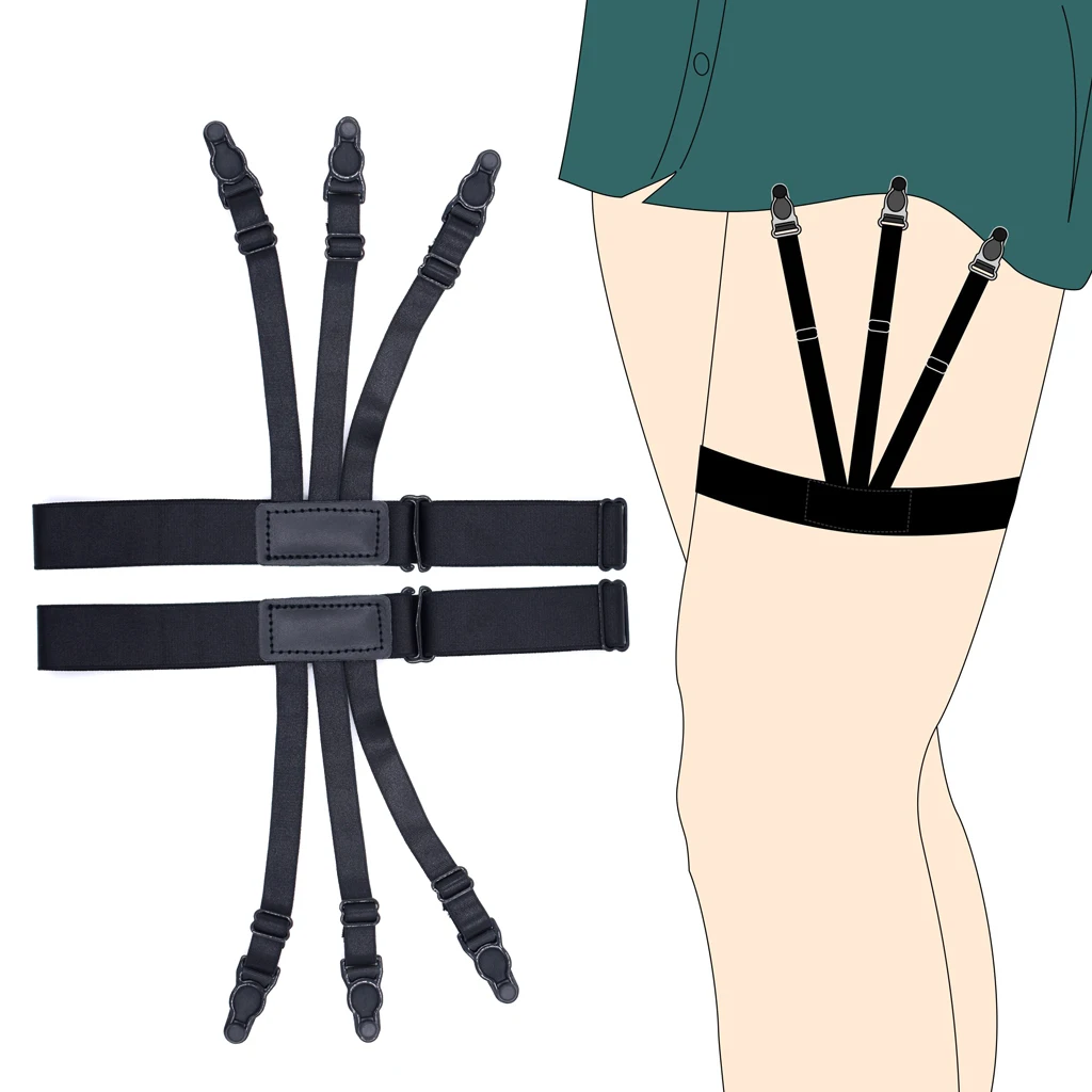Hot Sale Women Shirt Garters Elastic 