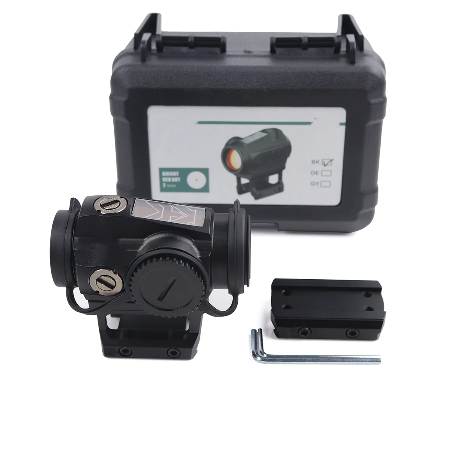 AMSUER Red Green Dot Reflex Sight – Holographic Scope With 20mm Rail Mount – HD22M1-B