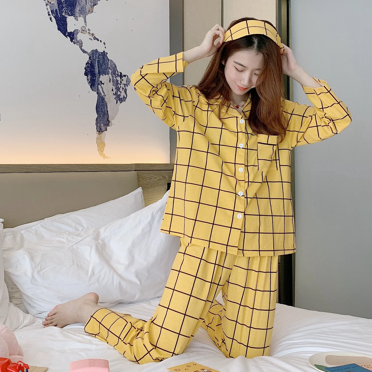 Wholesale Excellent Quality Pajamas Sets Women Korean Style Homewear