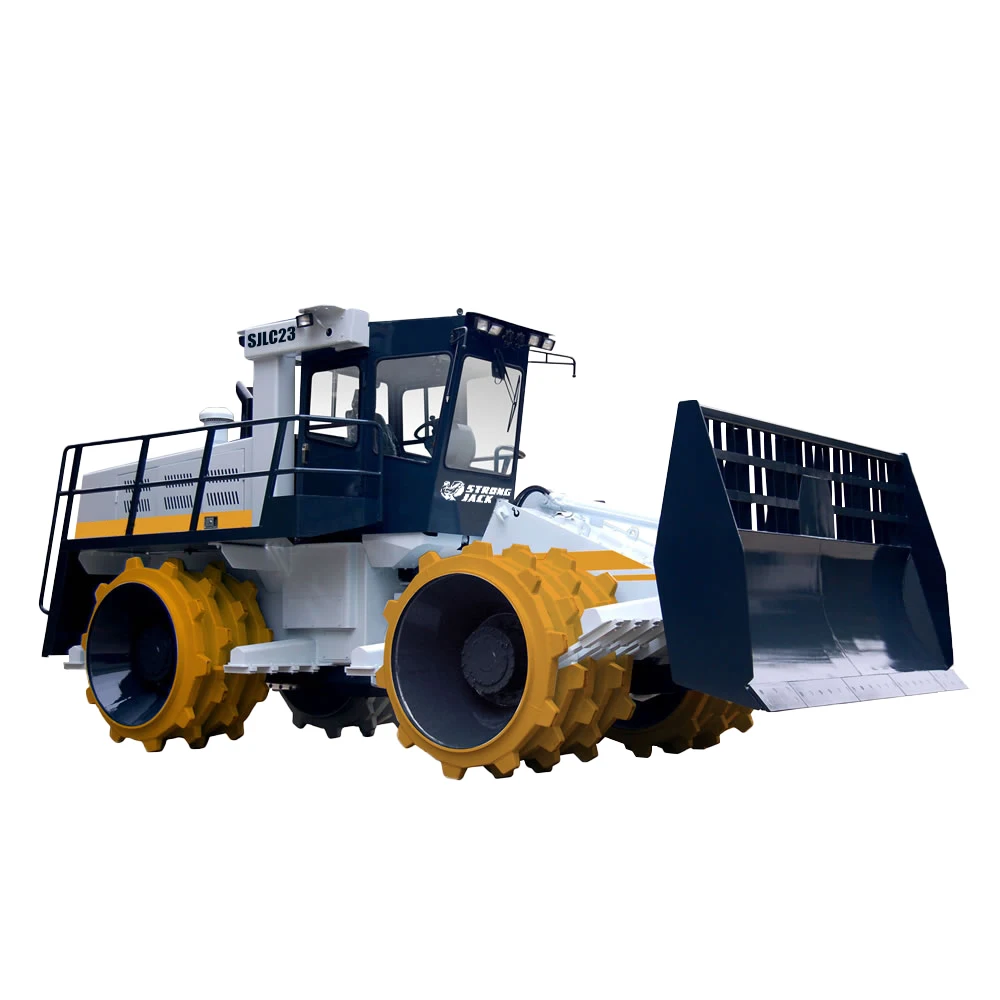 China Best 20t 23t Sjlc23 Trash Compactor Landfill Compactor Best Quality Bomag Refuse Compactor Four Wheel Drive Garbage Roller - Buy Hotsale China Best 20t 23t 26t 28t Landfill Compactor Trash ...