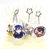 Vograce 2019 cheap anime mini custom pillow keychain custom pillow keychain cartoon pillow charm