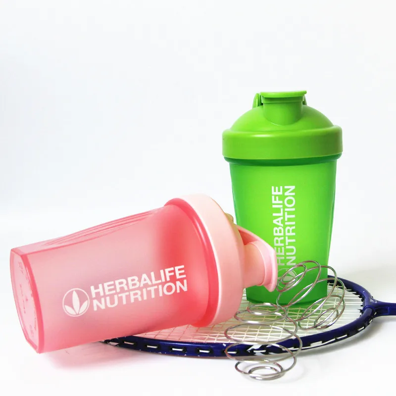 100% food safe BPA FREE plastic 0.4L herbalife shaker bottle with good price