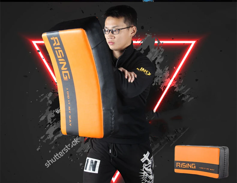 Rising Taekwondo Karate Curved Kicking Shield Large Kick Shields Pad