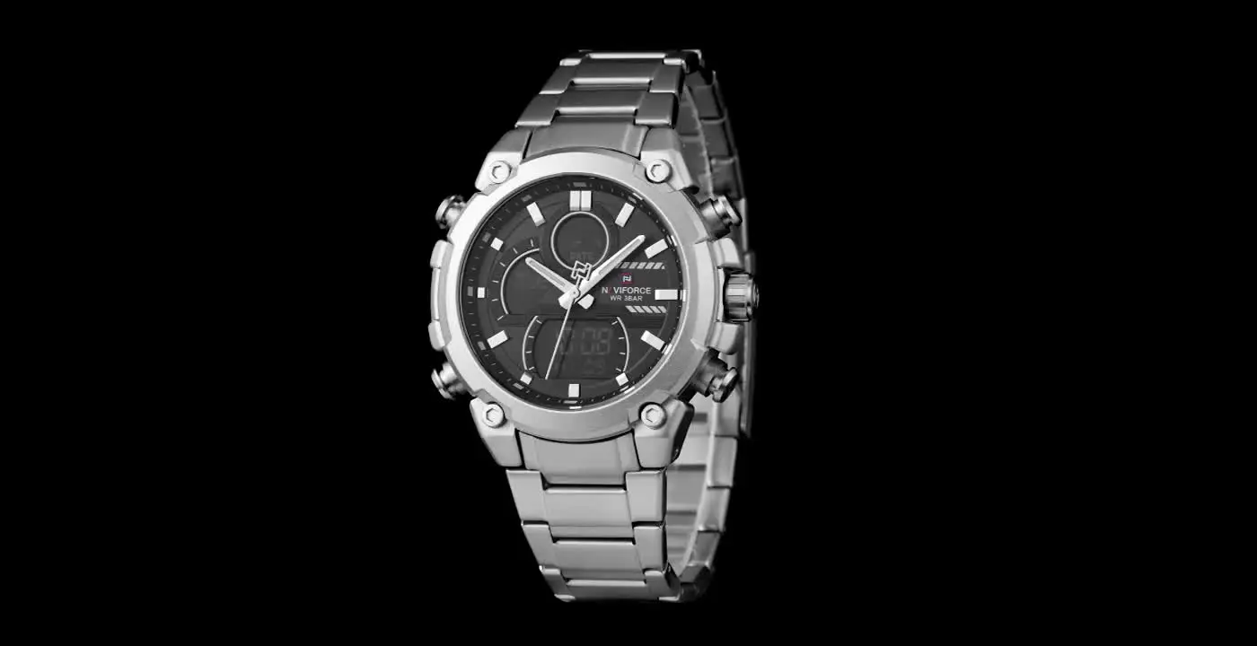 NAVIFORCE 9278 Men's Quartz Watches New Waterproof Digital Fashion