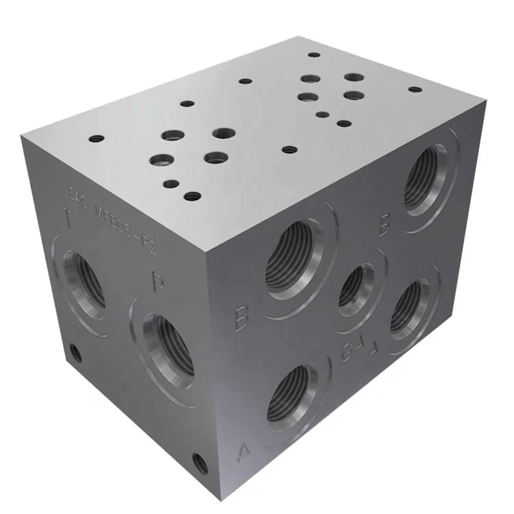 中国供应商加工集成块金属定制液压集成块