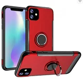 Transparent TPU + PC Hybrid Raised Screen Edge Armor Shockproof Case for iPhone Xs
