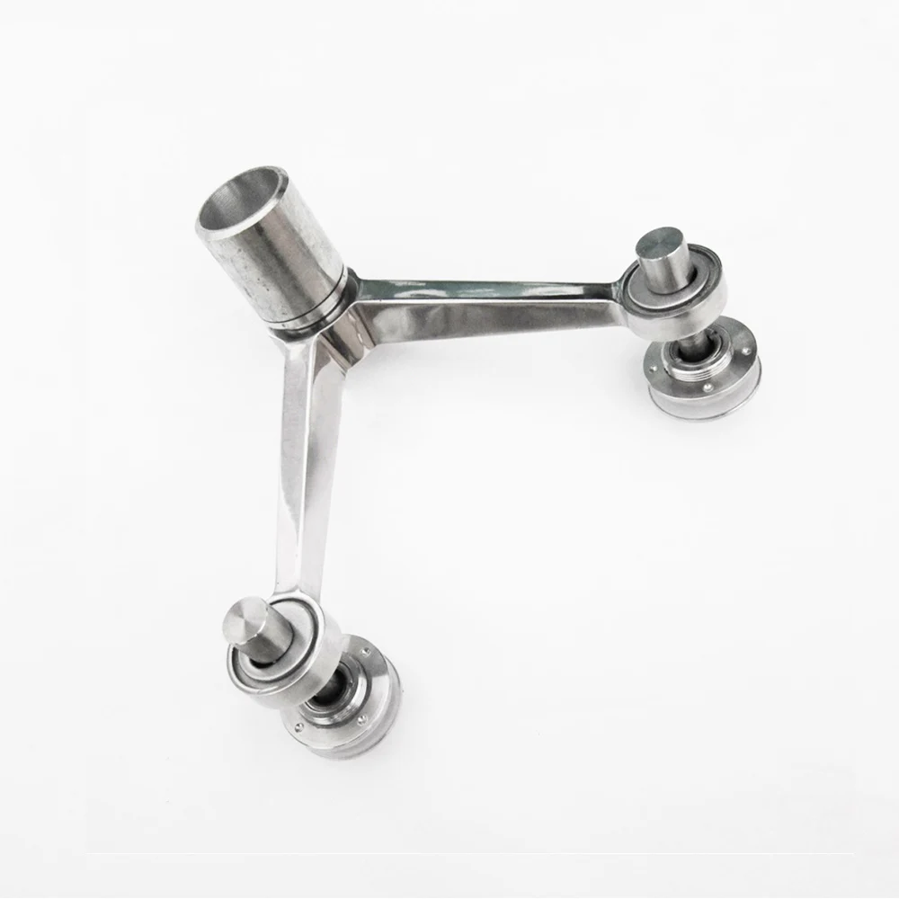 Spider Routels Condibe 90 Degrees 2 Way Point Fixed Glass Spider Fitting - condibe