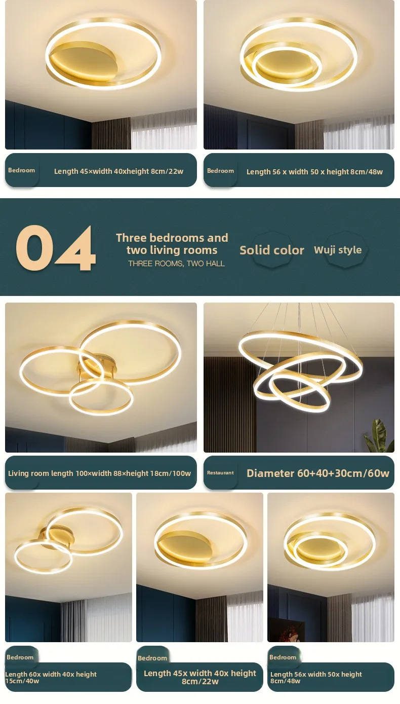 product modern nordic minimalist led ceiling light for home living room and master bedroom simple elegant circle design-11