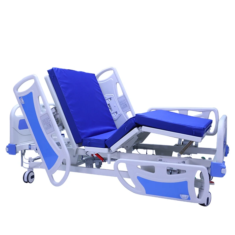 Iso13485 Hospital Bed,Five Function Electric Hospital Bed With Central