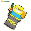 Metal Spray Paint Unusual Bottle Openers Wholesale Key Chain With Cartoon Bottle Opener