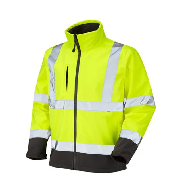 批发保暖防水防风反光男士软壳夹克