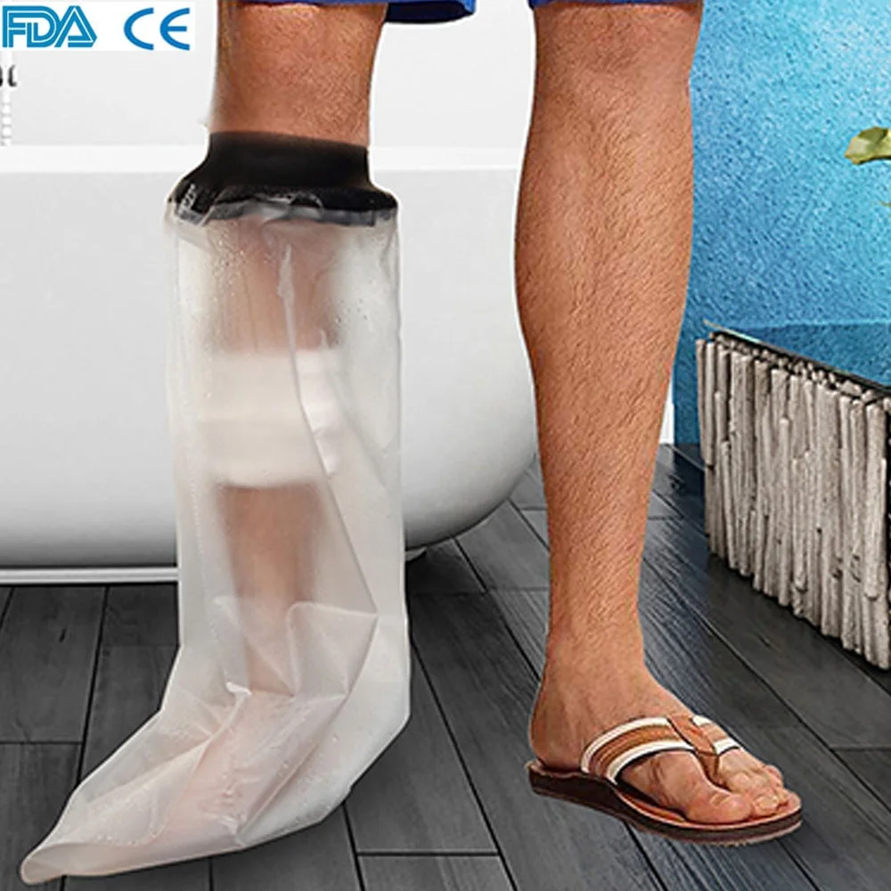 Fda Certified Reusable Waterproof Leg Cast Protectors With Tpu Material 