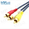 High Quality 3 RCA To 3 RCA Pure Copper Audio Cable For DVD TV