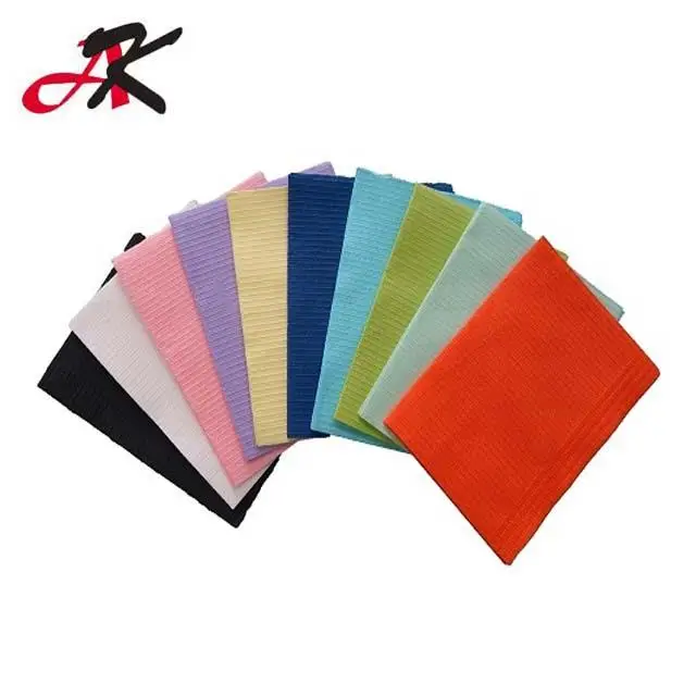Waterproof Disposable 3ply Dental Bib/ Tissue/napkins For Medical Use