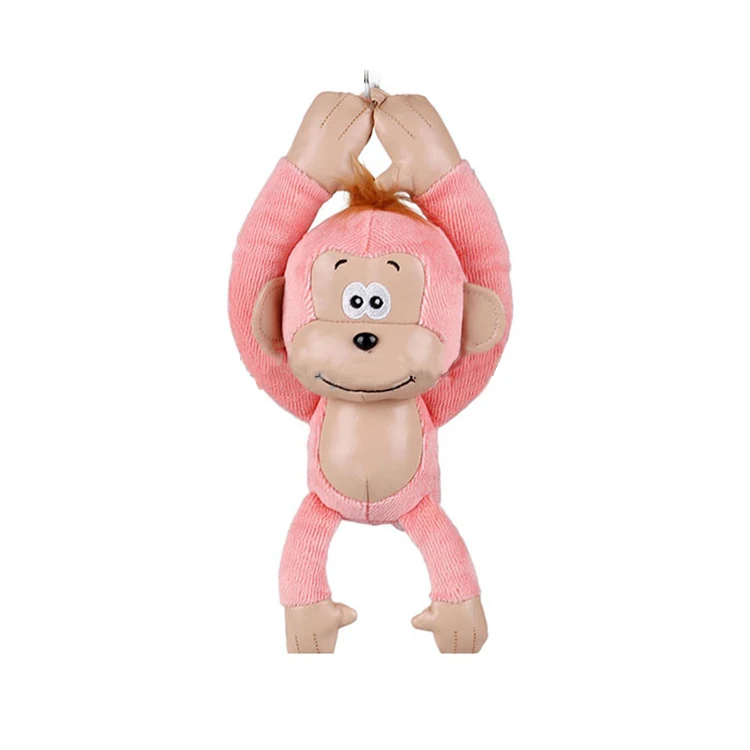 plush monkey keychain