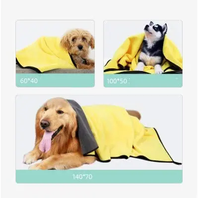 dog bath towel 