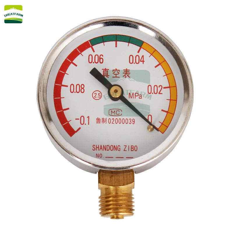 Vacuum meter for milking machine Pressure gauge Manometer
