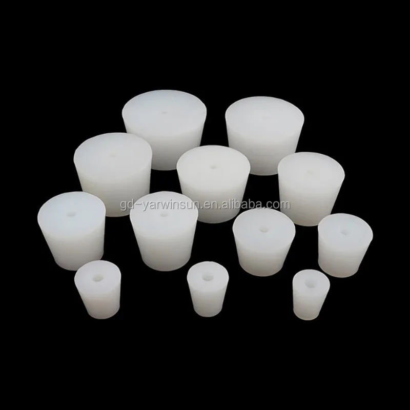 food grade silicone stopper with hole
