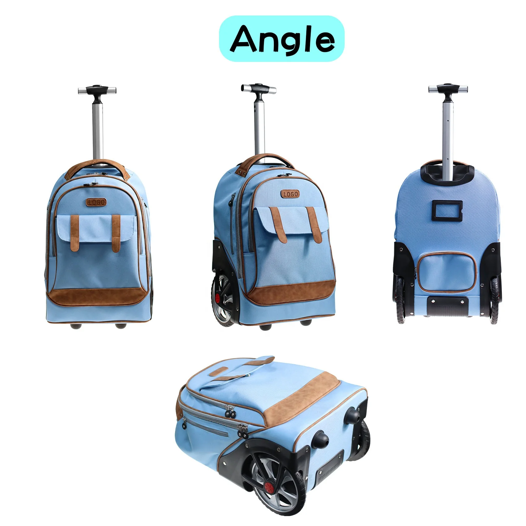 New Design Wheeled Bag Unique Trolley School Bag For Kids Highend