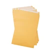 O.WKs Office 4pcs No Bubble File Packaging Mail Kraft Paper Envelope