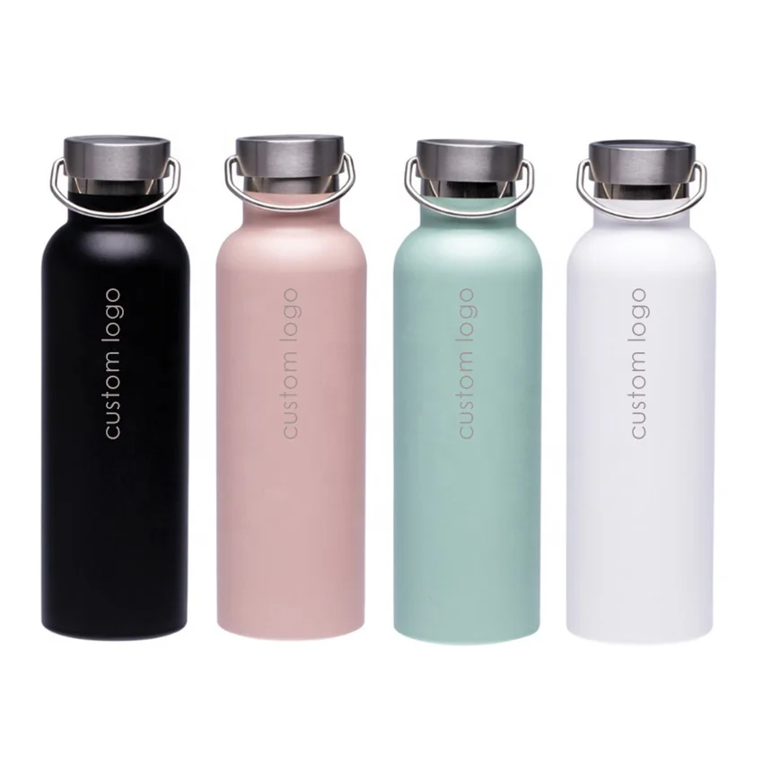 Hot Selling 18/8 Stainless Steel Sports Water Bottle 750ml Insulated Narrow Mouth flask, White, black, pink, mint green or customized
Hot Selling 18/8 Stainless Steel Sports Water Bottle 750ml Insulated Narrow Mouth flask, White, black, pink, mint green or customized