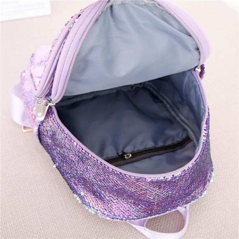 glitter school bag