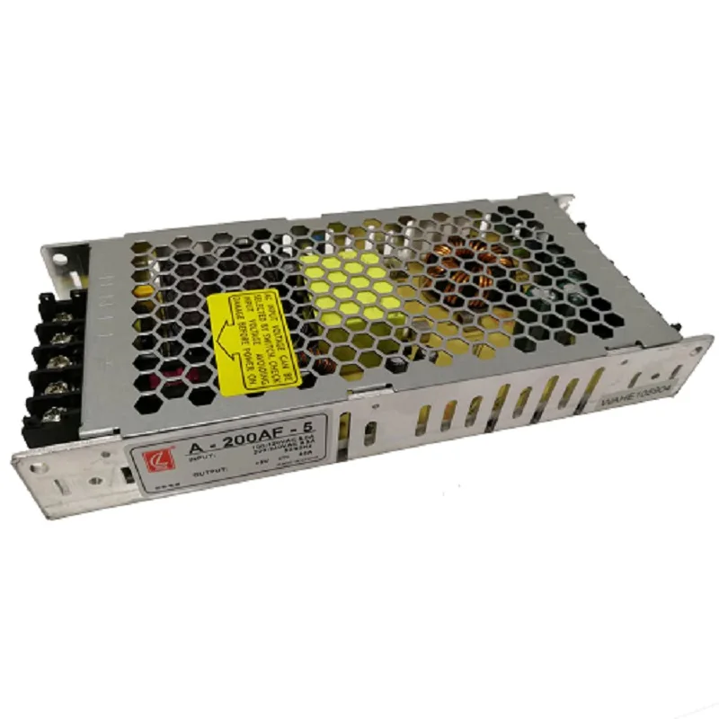 
LED screen chuanglian Power Supply 5V 40A 200W Ultra-thin switching led display 110v power supply 100-110V 200-240V AC 