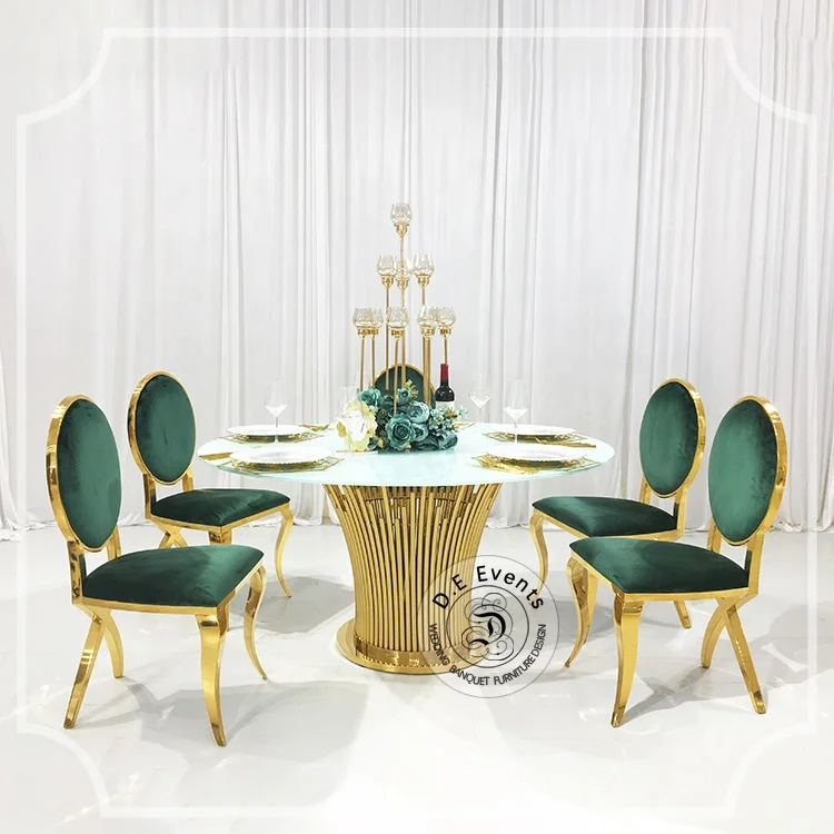 Wholesale Modern Round Dining Table Sets 6 Chairs In Dining Tables For