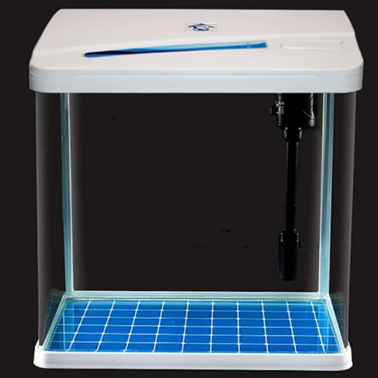 Desktop Living Room Hd Glass Mini Mute Aquarium Hot Bending Small