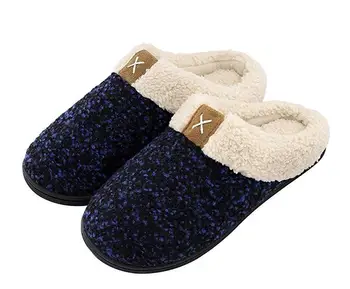 fleece lined slippers womens