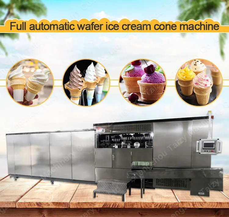 Automatic Wafer Ice Cream Coffee Cup Maker Stakanchik Making