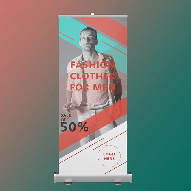 Factory Supplier Roll Up Banners Logos Staples Banner Broad Base