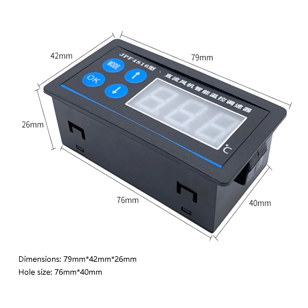 Temperature Fan, RS485, 12V, 24V, 48V - detail 10