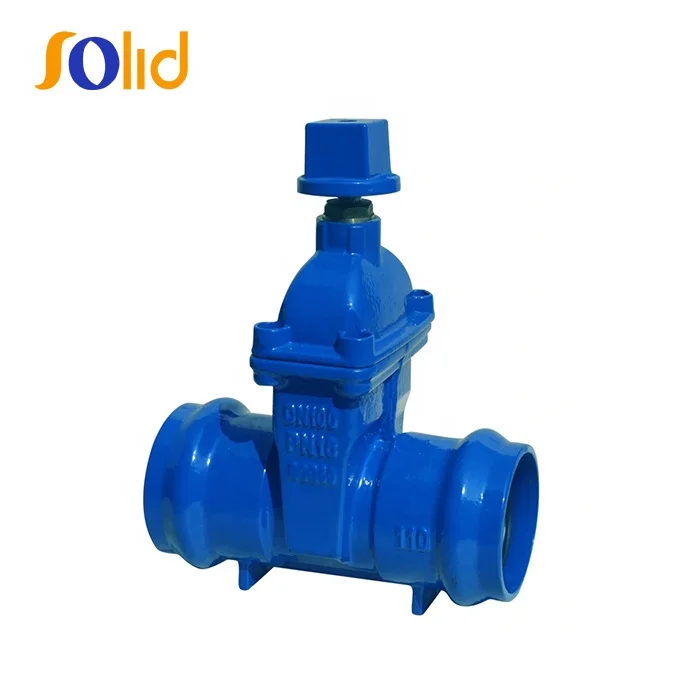 DIN3352 F5 Ductile Iron Cast Iron Socket End Connection Sluice Gate Valve