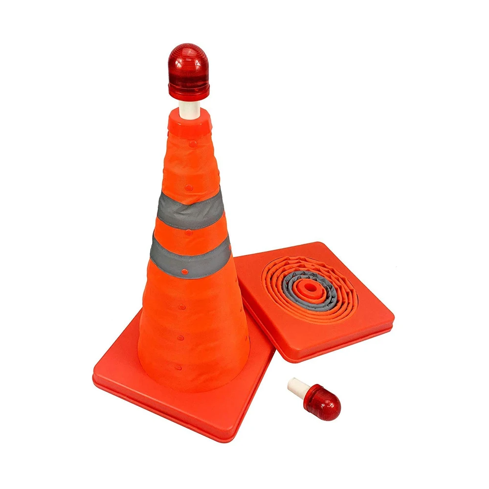 45cm Traffic Cones Road Safety Cones Collapsible Warning Cone - Buy ...