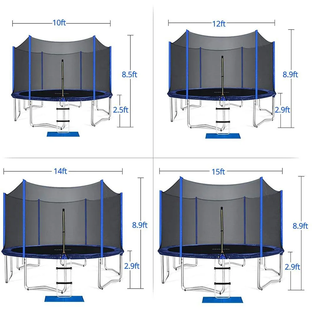 Artbell Best Outdoor Trampolines,6ft 8ft 10ft 12ft 14ft 16ft Large