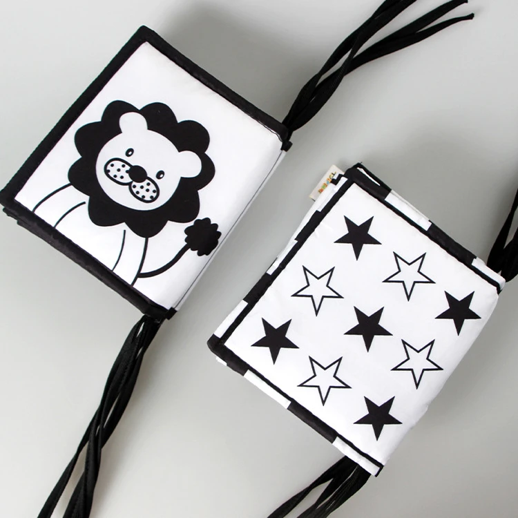 2023 High Contrast Black And White Soft Books Baby Soft Baby Touch And