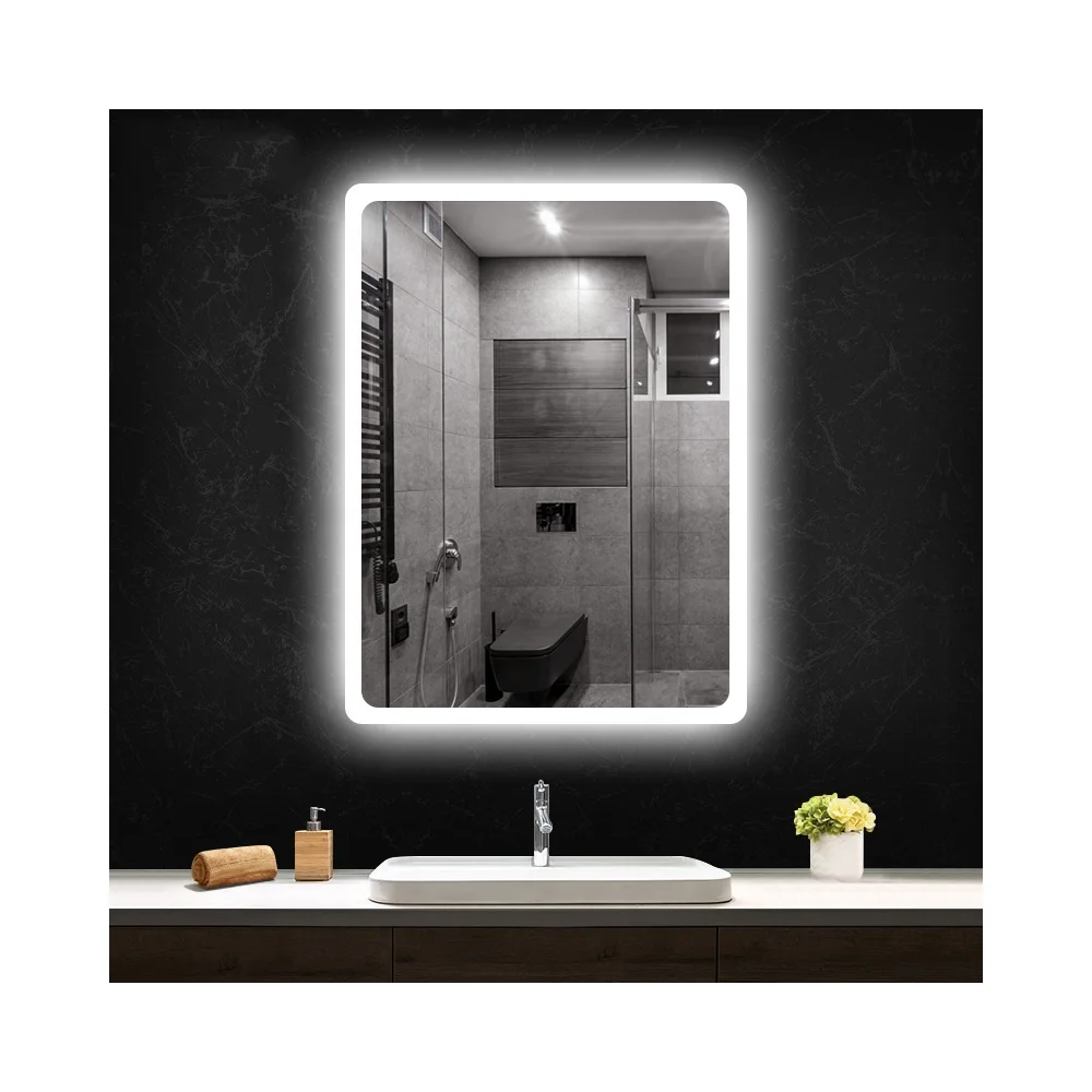 ul tuv saa led driver bathroom wall lighted dimmable led backlit mirror