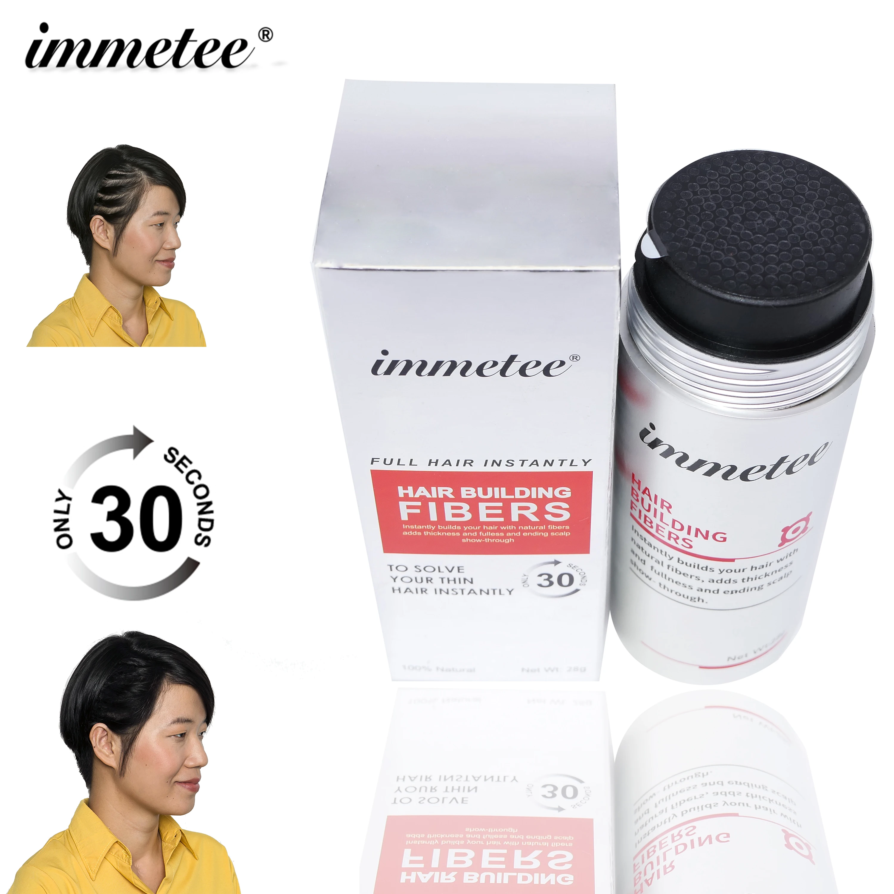 Free Sample Hair Building Fibers 3100g For Hair Growth Product Cotton