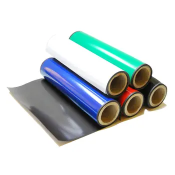 flexible printable color pvc coated rubber magnet sheet