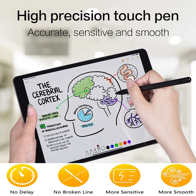 Factory price touch screen pen USB charging tablet digital pencil